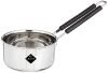 SG CRAFTS Stainless Steel Sauce Pan, Flat Base Sauce Pan, Tea Pan, Milk Pan, Tapeli Patila, Sauce Pot Cookware with Handle (Gas + Induction) (1700 ml)