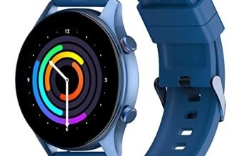Noise Newly Launched Evolve 2 Play Amoled Display Smart Watch With Fast Charging, Always On Display, 50 Sports Modes, Hindi Language Support, Health Suite (Electric Blue)
