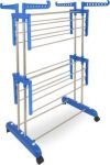 Best 4U Steel, Plastic Floor Cloth Dryer Stand B2SS-2T-20070(2 Tier)