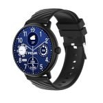 FCUK New Tide Smart Watch|1.39″ Round Display| 360×360 High Resolution |SingleSync BT Calling|Built-in AI Voice Assistant| Premium Textured Straps|Upto 5 Day Battery|120+ Sports Modes – FCSW01-D