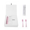 Vgr V-806 Sonic Electric Toothbrush With 2 Brush Heads, One Charge For 30 Days, Dupoint Bristle Fast Charge, 3 Modes With 2 Minutes Built In Smart Timer, Electric Toothbrushes – Pink