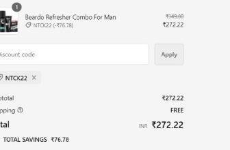Beardo Refresher Combo (Set Of 4) @272 Use Code  : NTCK22Link :