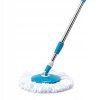 Spin Mop Stick Rod with 1 Microfiber Refill | Standing Magic Pocha with Easy Grip Handle for Floor Cleaning Supplies Product for Home, Office