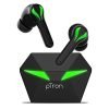 Ptron Bassbuds Jade Truly Wireless In Ear Earbuds With 40Ms Gaming Low Latency, Hd Stereo Calls, 40Hrs Playtime, 1-Step Pairing Bluetooth Headphones, Fast Typec Charging & Ipx4 Waterproof (Black)