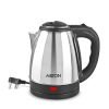 Milton Euroline Go Electro 2.0 Stainless Steel Electric Kettle, 1 Piece, 2 Litres, Silver | Power Indicator | 1500 Watts | Auto Cut-Off | Detachable 360 Degree Connector | Boiler For Water