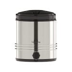 Lifelong 6.5 Litres Insulated Stainless Steel Water Jug| Thermos Jug| Hot & Cold | Easy To Carry Handle| Leakproof Tap| Spill-Proof Airtight Lid (Llwmj65, Silver)