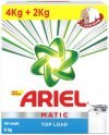 Ariel Matic 4 Kg+2 Kg Top Load Detergent Washing Powder(6 Kg)