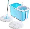 Ganesh Master Plastic Spin Wet & Dry Mop(Blue)