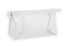 GLUN® Transparent Stationary Pouch with Zipper Closing, Organizer for School, Collage, Office, Cute Cosmetic Bag for Women, Multi-Purpose Pouch Pack of 1 (DS-Pack of 1)