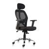 Cellbell Tauras C100 Mesh High Back Home & Office Chair/Computer Chair/Study Chair/Revolving Chair/Desk Chair For Work From Home Metal Base Seat Height Adjustable Chair Black