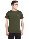 AMERICAN CREW 100% Cotton Heavy Duty Round Neck T-Shirt for Men (AC731-L_Olive)