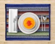Status Contract Amaze Place Mat Pack Of 2 (Blue)