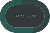 Status Contract Happy Life Water Absorbing Mat For Bathroom Quick Dry Rubber Backed Anti-Slip Floor Mat Non Slip Mat For Home, Kitchen (40 X 60 Cm) (D4)