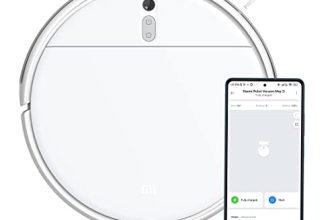 Mi Xiaomi Robot Vacuum-Mop 2I, 2200 Pa Powerful Suction, 450 Ml Large-Capacity Dustbin, Electronically-Controlled 270 Ml Water Tank, Controls Remotely Via App, Alexa/Ga Enabled, White
