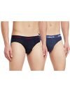 Levi’s Men’s Cotton Style #009 Neo Regular Fit Solid Brief (Pack of 2) (#009-BRIEF-NAVY/NAVY Mel-P2, Navy Melange_XL)