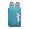 Skybags Casual Daypack 15L With Spacious Compartment, Webbing Grab Handle & Highlight Zippers| Teal Blue | Klik