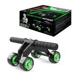 Wearslim® Professional Abs Workout 4 Wheel Ab Roller Perfect Home Gym Equipment for Men and Women Exercises – Multicolor