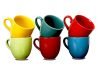 SB Multicolor Glossy Finish Ceramic Coffee Cups | Tea Cups Set of 6 – (250ml Each)