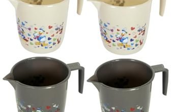 Kuber Industries Disney Team Bathroom Mug | Plastic Bath Mug For Bathroom | Mug For Bathroom | Mug For Toilet | Washroom Jug | 111 Bath Mug | 1 Ltr | Pack Of 4 | Multi