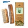 Halder Premium Neem Wood Hair Kangi – Soaked In 17 Herbs, Neem & Sesame Oil For Multi-Actions – Detangling, Frizz Control & Shine,Suited For All Hair Types (Pack Of 2)