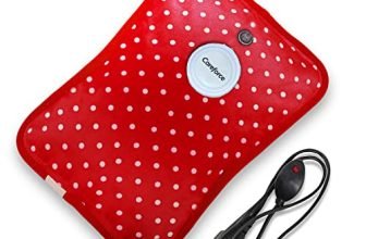 Careforce Electric Hot Water Bag Hot Bags For Pain Relief In Shoulder, Back, Neck And Full Body Electric Heating Pad For Pain Relief In Period Cramps Electric Heating Bag-Polka Dotted- Red