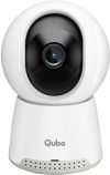Qubo Smart Cam 360 Q100 By Hero Group 3Mp 1296P Wifi Cctv 2 Way Talk Night Vision Security Camera(1 Channel)