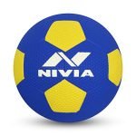 Nivia Tornado Moulded Football Size-5 Blue, Rubber