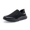 Red Tape Men Black Walking Shoes-9
