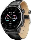 Boat Lunar Space With 40Mm Dial, Bt Calling, 100+ Sports Modes, Hr & Spo2 Monitor Smartwatch(Black Leather Strap, Free Size)