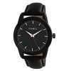 Amazon Brand – Symbol Men Leather Spring-Summer’21 Analog Black Dial Watch-Az-Sym-Ss21B-21B, Band Color-Black
