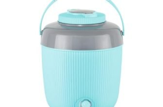 Cello Wow Pastic Insulated Water Jug | Thermos Jug | Inner Stainless Steel Jug | Leak Proof Jug | Easy To Carry | 12 Litres, Light Blue