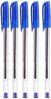 Reynolds D Fine Ballpen 5 Ct – Blue | Ball Point Pen Set With Comfortable Grip | Pens For Writing | School And Office Stationery | Pens For Students | 0.7 Mm Tip Size