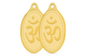 WHP Jewellers 4 gram Yellow Gold OM Pendant