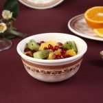 Wonderchef Melamine Vegetable Bowl(Pack Of 6, Red, White)