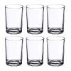 Yera Glass Tumbler 225Ml – Set Of 6 For Kitchen | Water | Hot & Cold Drinks | Juice | Cocktail | Milkshake | Smoothie | Ideal For Home | Party | Restaurant | Gifting | Special Occasions – Transparent