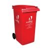 Cello Wheel Garbage Waste Dustbin 240 Ltr – Red