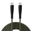 URBN 65W Fast Charging USB Type-C to Type-C Cable | PD Charger & Data Transfer | Unbreakable Nylon Braided | iPhone 15, Smartphones, Laptops, MacBooks | 5ft Length – Camo