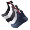 SJEWARE 5 Pairs Stripped Ankle Length Socks for Men & Women, Multicolor, Pack of 5, Free Size