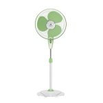 Havells Gatik Neo 400mm Oscillating Pedestal Fan | Upto 2 hours timer, auto OFF, Elegant look, 4 speed control | High Air Delivery | Aesthetic Design, Telescopic Arrangement | (Pack of 1, White Green)