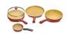 Crystal Induction Base Non-Stick Aluminium Cookware Set, 4-Piece, Maroon
