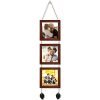 Art Street Photo Frame For Wall Set Wall Hanging Photo Frame For Home and Office Decoration (5×5 Inch – Brown)