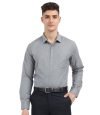 Scott International Shirt For Men, Solid Full Sleeves Shirt, Wrinkle Free Mens Shirts, Cotton Formal Shirts, Regular Fit Stylish Mens Shirt, Plain Formal Shirts For Men Grey