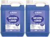 Erosket Washing Machine Liquid Detergent Top Load And Front Load -Blue (10 Ltr) Multi-Fragrance Liquid Detergent(2 X 5000 Ml)