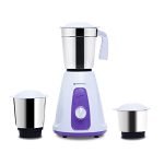 Wonderchef Tivoli Mixer Grinder 500 W, 2 Years On Product And 5 Years On Motor, White & Purple