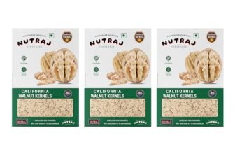 Nutraj California Walnut Kernels Without Shell – 750G (3 X 250G) Pure Without Shell Walnut Kernels | Akhrot Giri Dry Fruit| Perfect For Snacking | Brain Food | Raw Akhroth Giri|