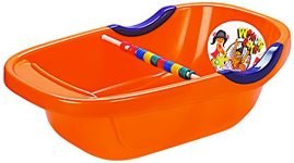Cello Portable Plastic Baby Bath Tub, Orange