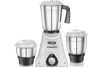 Judge By Prestige 500 Watts Comet Mixer Grinder | 3 Stainless Steel Jars With Lid | Efficient Stainless Steel Blades | Overload Protector | 2 Years Warranty