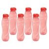 Milton Grammy Pet Water Bottle Set of 6, 1 Litre Each, Red | BPA Free | Food Grade | Recyclable | Resuable | Sports | Gym | Home | Kitchen | Travel Bottle | Hiking | Treking | Reusable