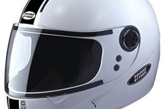 Studds Chrome Eco Full Face Helmet (White, M 570Mm)