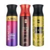 Ajmal 1 Magnetize for Men & Women, 1 Sacred Love for Women and 1 Aurum Femme for Women Deodorants each 200ML Combo pack of 3 (Total 600ML)